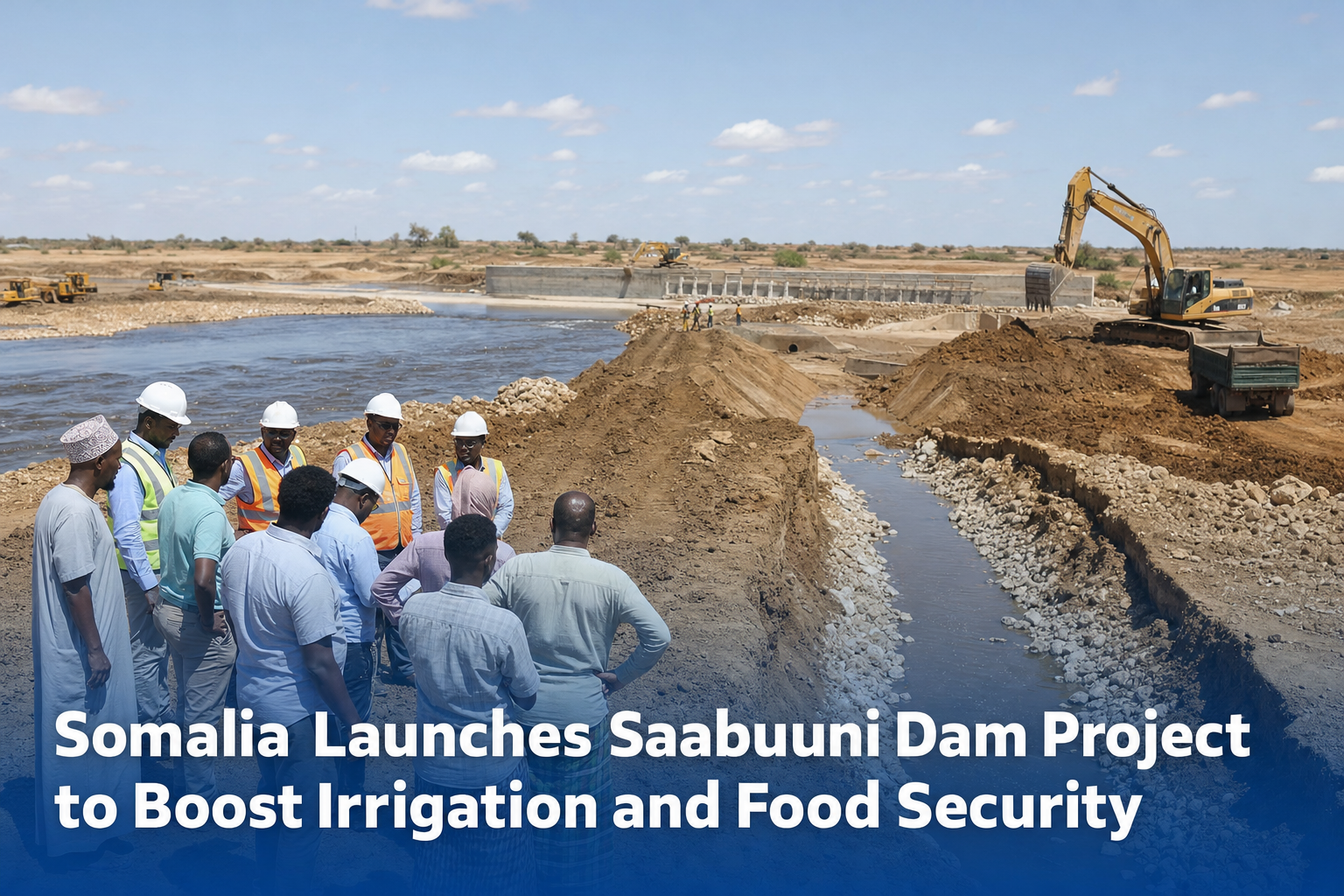 Somalia Launches Saabuuni Dam Project to Boost Irrigation and Food Security