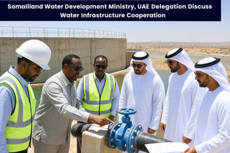 Somaliland Water Development Ministry, UAE Delegation Discuss Water Infrastructure Cooperation