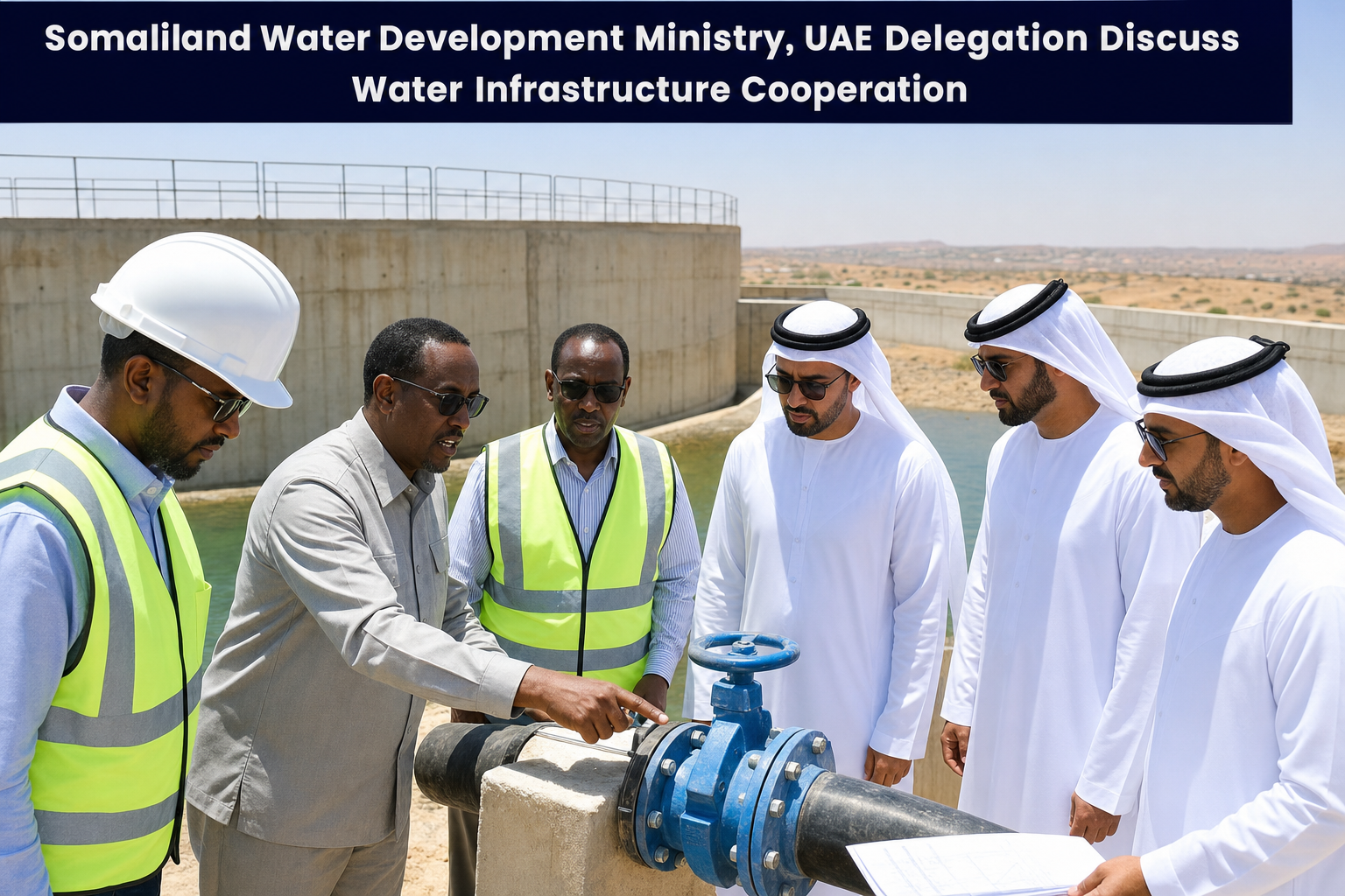 Somaliland Water Development Ministry, UAE Delegation Discuss Water Infrastructure Cooperation