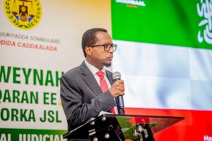 Aadan Haji Ali Ahmed Chief Justice of Somalilands Supreme Court