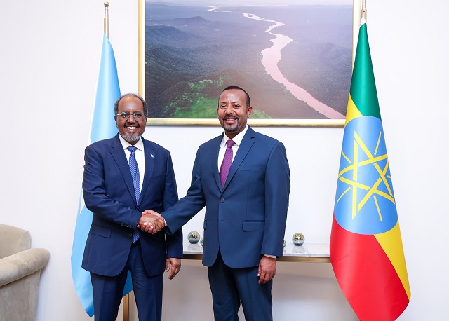 Ethiopia PM Abiy Ahmed Somalia President Hassan Sheikh Hold Strategic Talks in Addis Ababa Amid Shifting Horn of Africa Politics