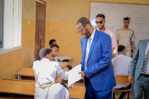 Minister of Education of Somaliland Prof. Ismail Duale Yusuf
