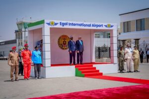 President Irro at airport