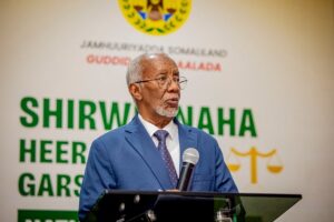 Yasin Mahmoud Hiir Faratoon Speaker of Somalilands House of Representatives