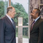 Ethiopian Prime Minister Abiy Ahmed Ali met with Lavrov Russian Foreign Minister
