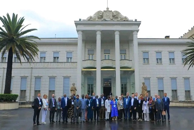 PI SF Delegates Visit Ethiopias National Palace Adwa Victory Memorial to Explore Historical Legacy