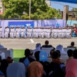 President Attends Midnight Flag Raising Ceremony