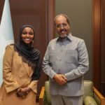 President Hassan Sheikh Hosts Minnesota Mayor Nadia Mohamed at Villa Somalia 1