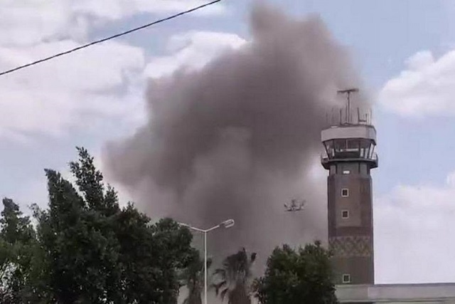 Saudi Arabia Yemen Houthis Ansar Allah Sanaa International Airport ballistic missiles Saudi led coalition Yahya Saree Iran Yemen conflict Middle East news regional security