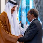 Somalia President Hassan Sheikh Meets Qatars Amir in Doha Offers Condolences Over Late Father Amirs Death