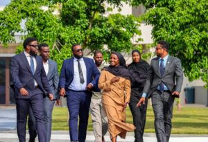 Minnesota Mayor Nadia Mohamed Pledges Stronger U.S.-Somalia Ties During Mogadishu Visit 13 Somalias President Welcomes Minnesota Mayor Nadia Mohamed to Strengthen U.S. Somalia Partnership