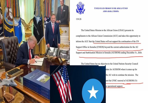 U.S. Halts Funding for UN Somalia Support Office as African Union Holds Emergency Talks