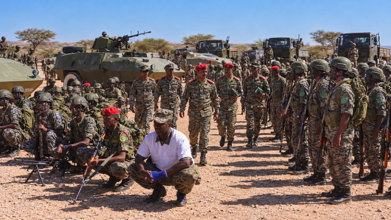 Somaliland National Army launches the HEEGAN 2026 military exercise in Bandarwanaag.