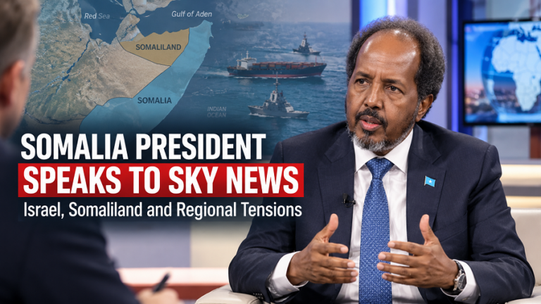 Somalia President: Israel's Somaliland Recognition Aims at Red Sea Access