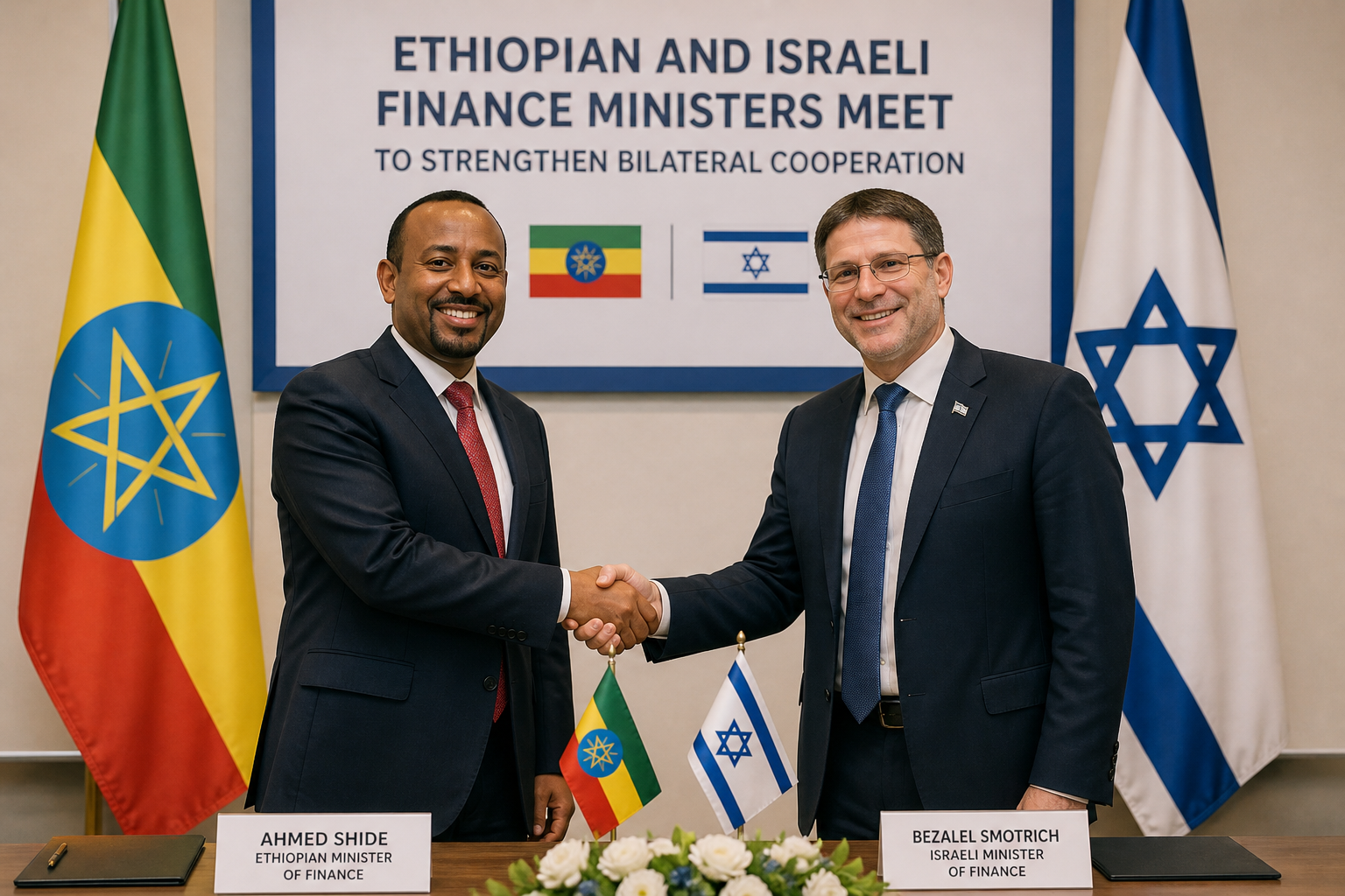 Ethiopian and Israeli Finance Ministers Meet to Strengthen Bilateral Cooperation
