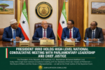 President Irro meets with parliamentary leaders and the Chief Justice for a high-level consultative meeting