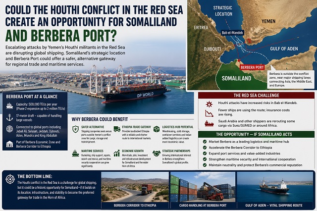 Could the Houthi Conflict in the Red Sea Create an Opportunity for Somaliland and Berbera Port