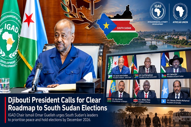 Djibouti President Calls for Clear Roadmap to South Sudan Elections