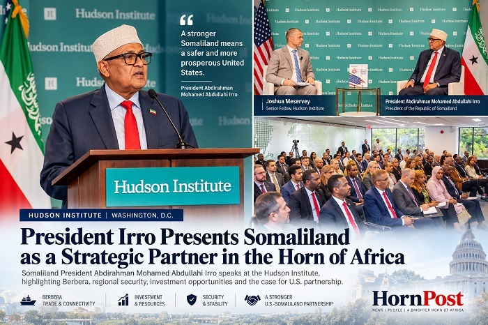 Irro Tells Hudson Institute Why U.S. Should Recognize Somaliland