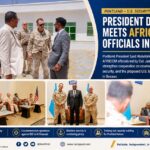Puntland President Deni Meets AFRICOM Officials in Bosaso