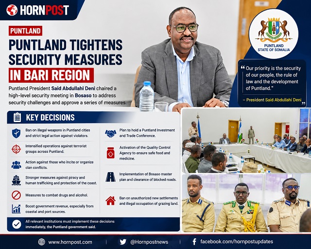 Puntland Tightens Security Measures in Bari Region