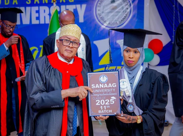 Somaliland President Attends Sanag University Graduation Ceremony Over 200 Students graduates 55 of Them Women