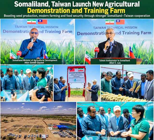 Somaliland and Taiwan Launch New Farm to Boost Seed Production and Food Security