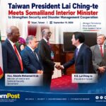Taiwan President Lai Ching te Meets Somaliland Interior Minister Abdalle Mohamed Arab