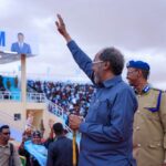 The presidents arrival in Gaalkayo is arguably the most politically significant stage of the tour