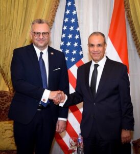Egypt Intensifies Horn of Africa Diplomacy as U.S., Eritrea and Somalia Hold High-Level Cairo Talks on Red Sea Security. 13 U.S. Senior Advisor for Arab and African Affairs Massad Boulos with Egyptian Foreign Minister Abdelatty