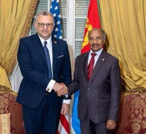 Egypt Intensifies Horn of Africa Diplomacy as U.S., Eritrea and Somalia Hold High-Level Cairo Talks on Red Sea Security. 14 U.S. Senior Advisor for Arab and African Affairs Massad Boulos with Eritrean Foreign Minister Osman Saleh