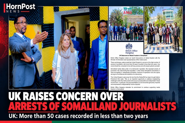 UK Raises Concern Over Journalist Arrests in Somaliland as Media Bill Reaches Parliament
