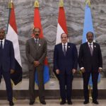 leaders of Egypt Somalia Eritrea Sudan summit